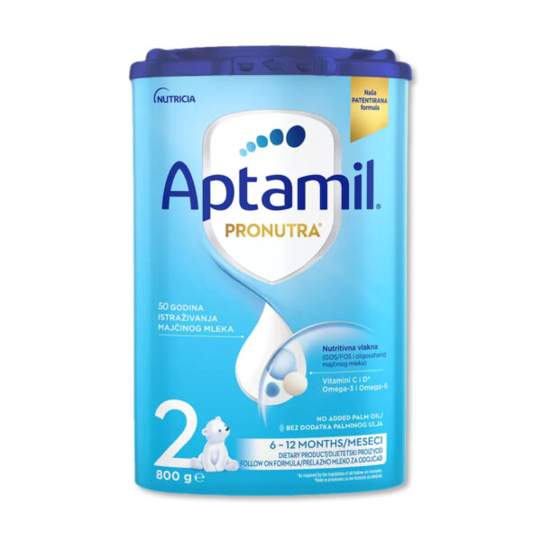 Адаптирано млеко за доенчиња Aptamil 1 800g