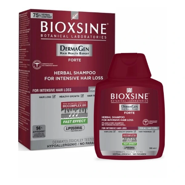 BIOXSINE Dermagen Forte Шампон против опаѓање на косата, 300 мл