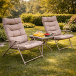 VERANO Lounge сет со 2 столчиња и маса TX-1065 (68×74×93 cm + 50×50×45 cm) - Image 3