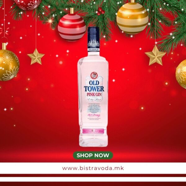 Gin Old Tower Pink 37.5% 0.7 lit