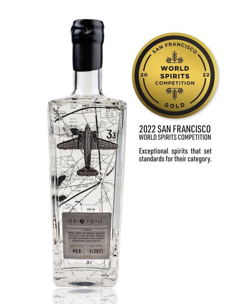 old-pilots-vodka.jpg Old Pilot's Vodka 40% 0.7 lit - Image 1
