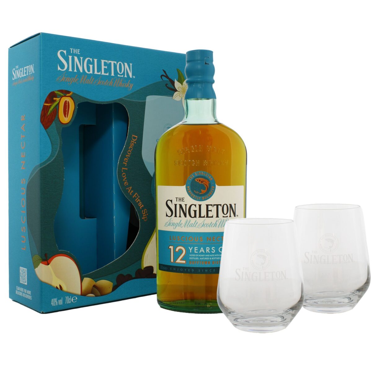 Singleton 12Y Down Town Gift Box +2 glasses - Image 1