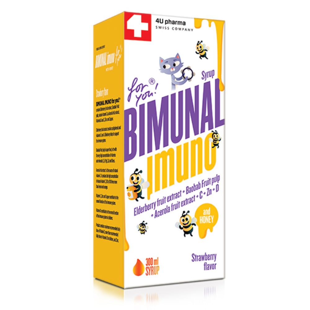 4U BIMUNAL IMUNO SIR. 300ML 4U BIMUNAL IMUNO SIR. 300ML - Image 1