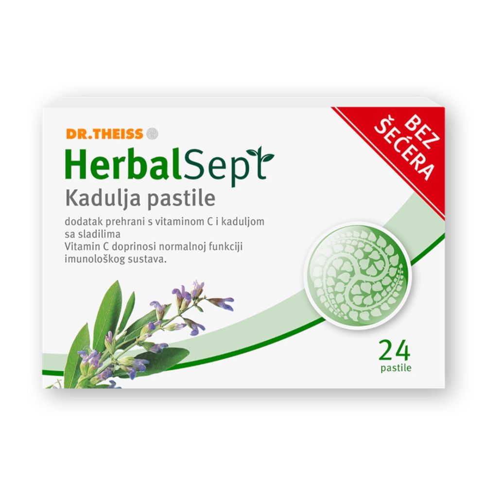 DR.THEISS HERBALSEPT ZALFIJA+C BEZ SEKER X 24 DR.THEISS HERBALSEPT ZALFIJA+C BEZ SEKER X 24 - Image 1
