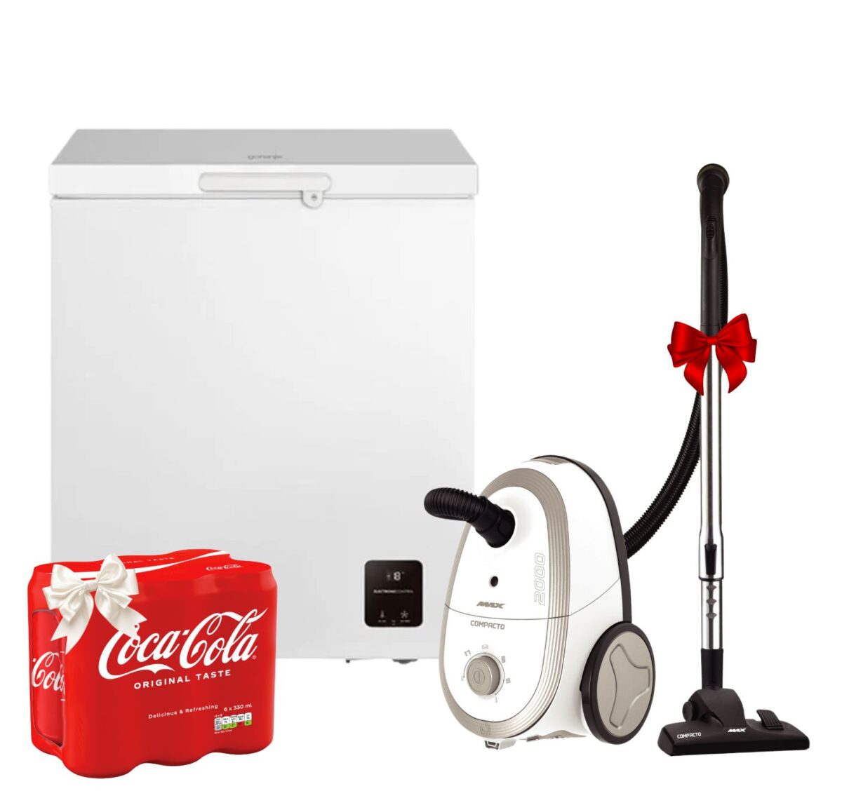 ЗАМРЗНУВАЧ GORENJE FH14EAW СО ПОДАРОК ПРАВОСМУКАЛКА COMPACTO - Image 1