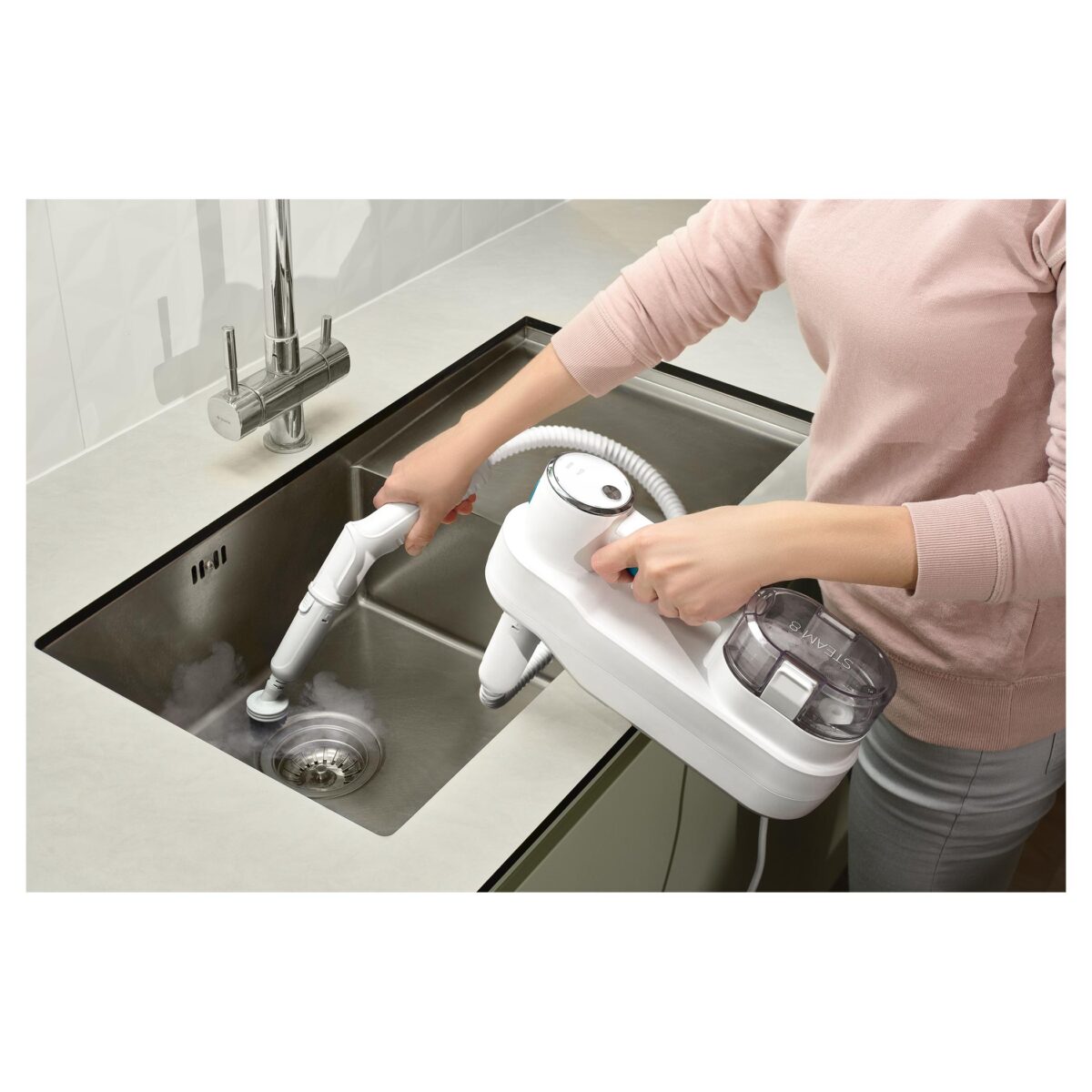 SENCOR 2 во 1 Чистач на пареа SSС 6010WH - Image 7