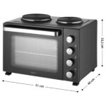 SENCOR Мини шпорет SEO 3500BK - Image 3