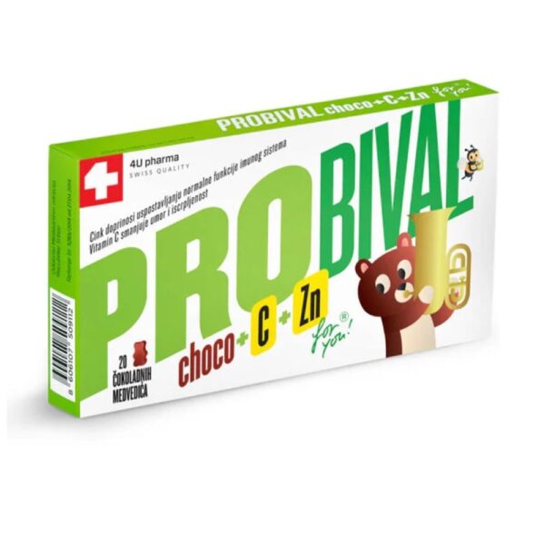 4U PROBIVAL CHOCO+C+ZN x 20