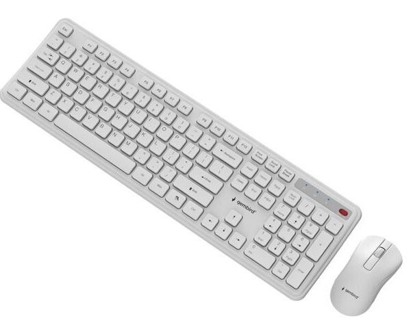 Keyboard KBS-WPS-01 Wireless Business Pro+ Opt.Mouse White