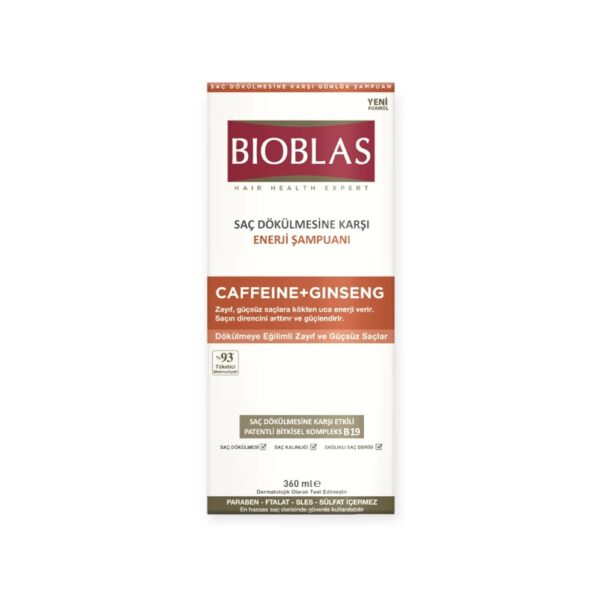 BIOBLASS SAMPON CAFFEINE+GINSENG 360 ML