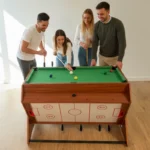 THUNDER SMART – Ротирачка маса за игри 3 во 1: фудбалче, билјард и хокеј - Image 5