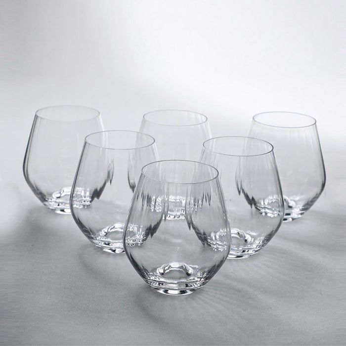 Сет 6 чаши за вода Bohemia Tori waterfall 500ml