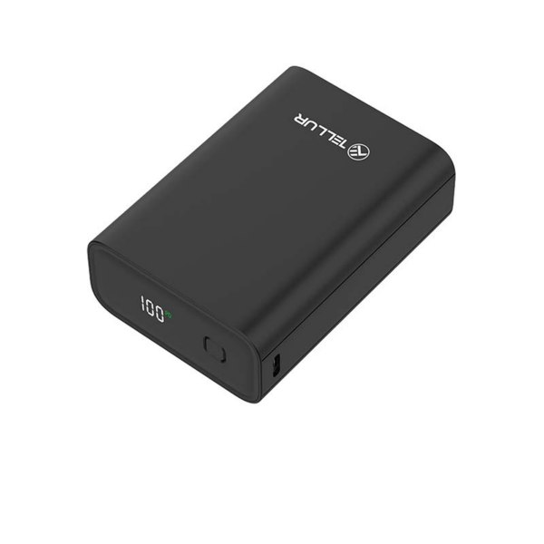 Power Bank Tellur PD702 Compact Pro 20000mAh Type-C PD20W + USB QC 3.0 22.5W LCD Black