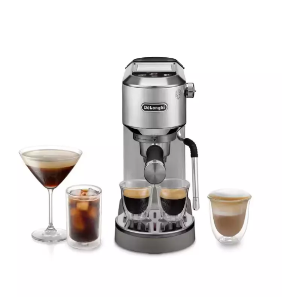 De'Longhi EC890.M (Dedica Duo) – Полуавтоматска еспресо машина, 15 bar, топлотна пумпа