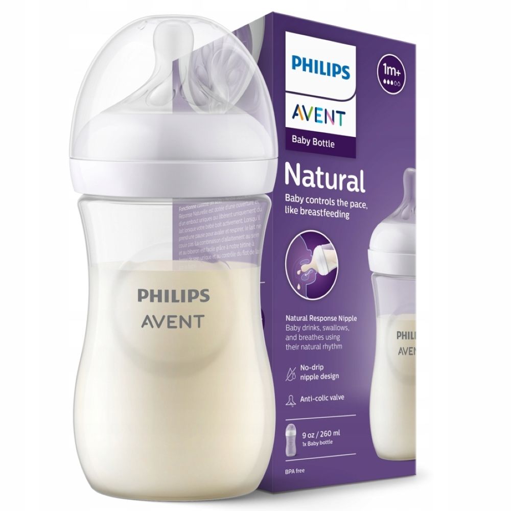 AVENT 903/01 NATURAL RESPONSE SISE 1M+ 260ML