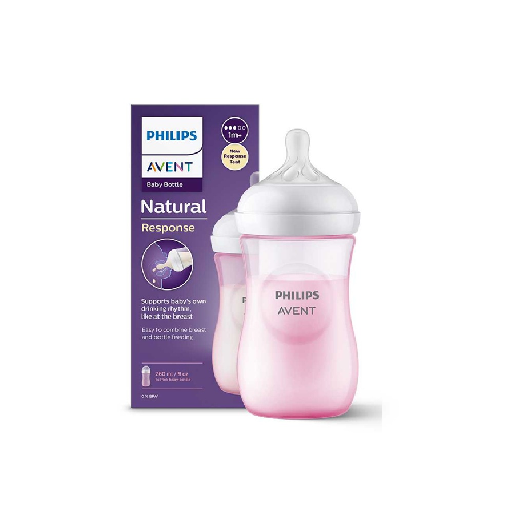 AVENT 903/11 NATURAL RESPONSE SISE 3-6M ROZEVO 260ML