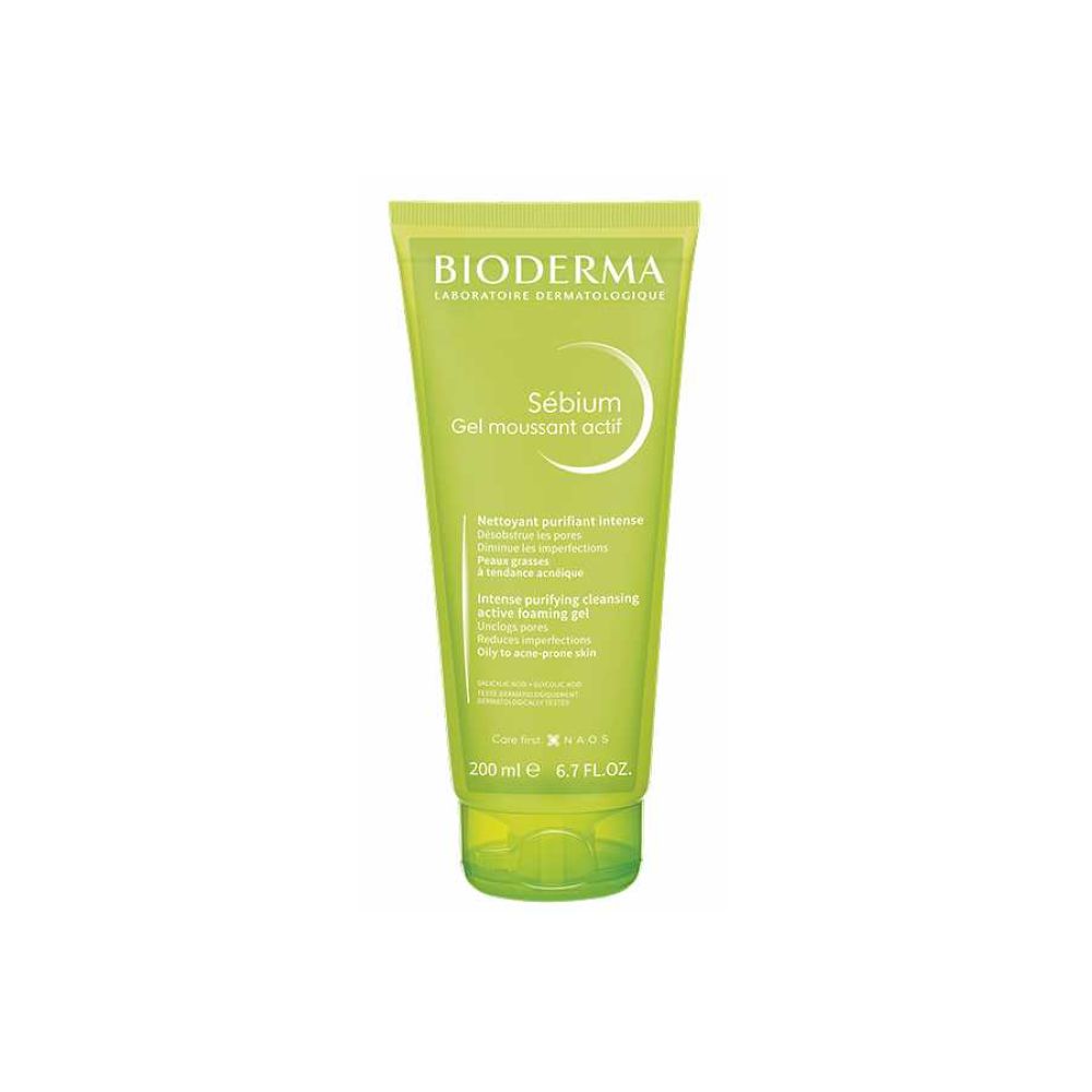 BIODERMA SEBIUM GEL MOUSSANT ACTIF 200ML BIODERMA SEBIUM GEL MOUSSANT ACTIF 200ML - Image 1