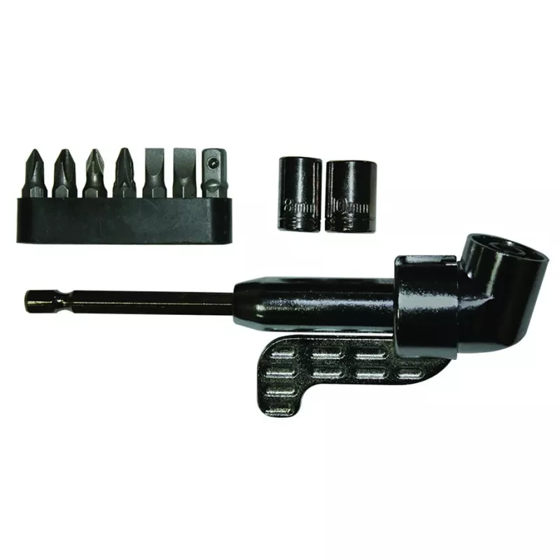 BOLTER XG53667 Аголен адаптер за винтоврт со наставци – сет од 10 парчиња BOLTER XG53667 Аголен адаптер за винтоврт со наставци – сет од 10 парчиња - Image 1