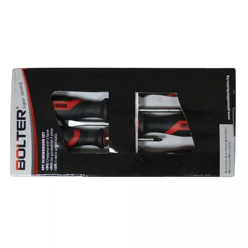 BOLTER XG53694 Сет од 5 шрафцигери – Heavy Duty
