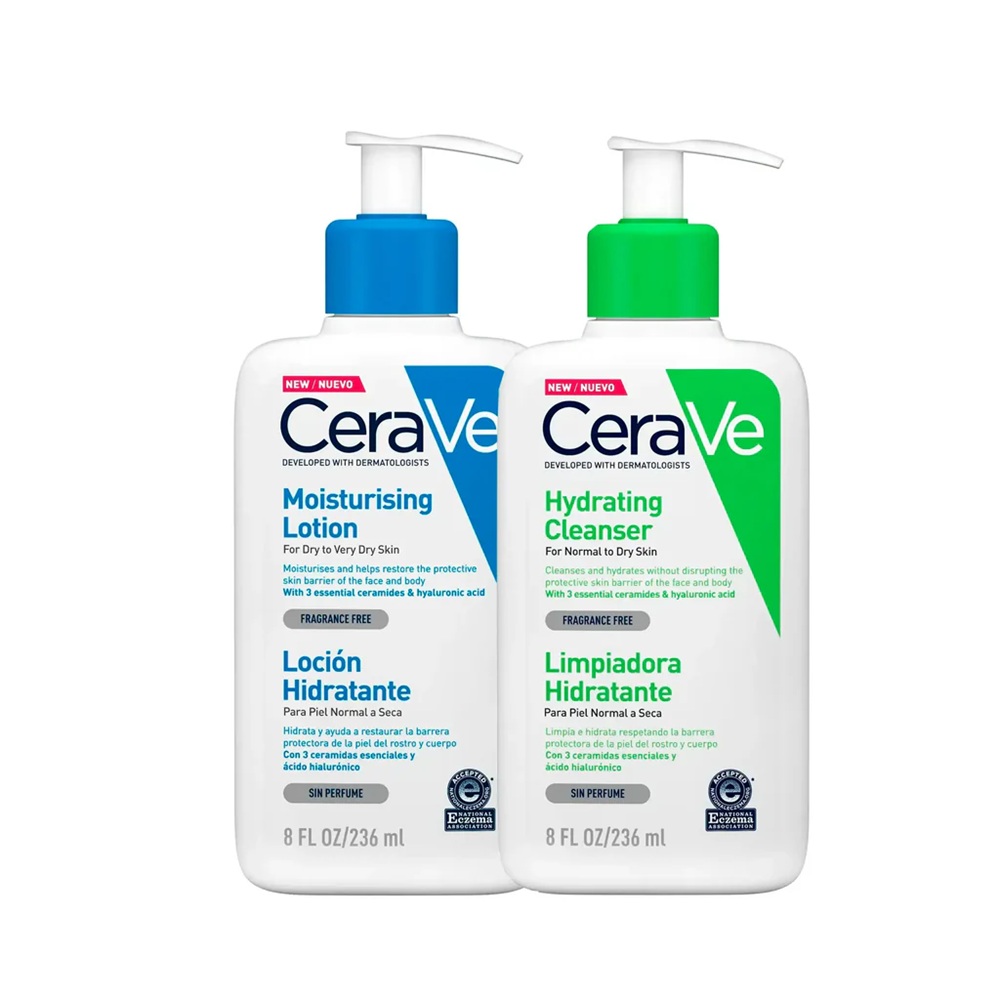CERAVE SET HYDRA CLEANSER 236ml + MOISTURISING LOTION 236ml