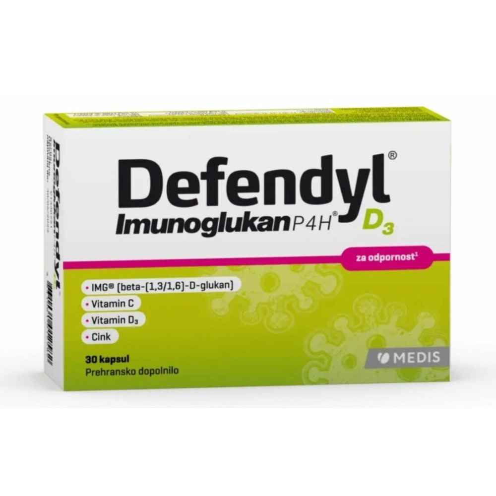 DEFENDYL IMUNOGLUKAN + D3 CAPS.X30