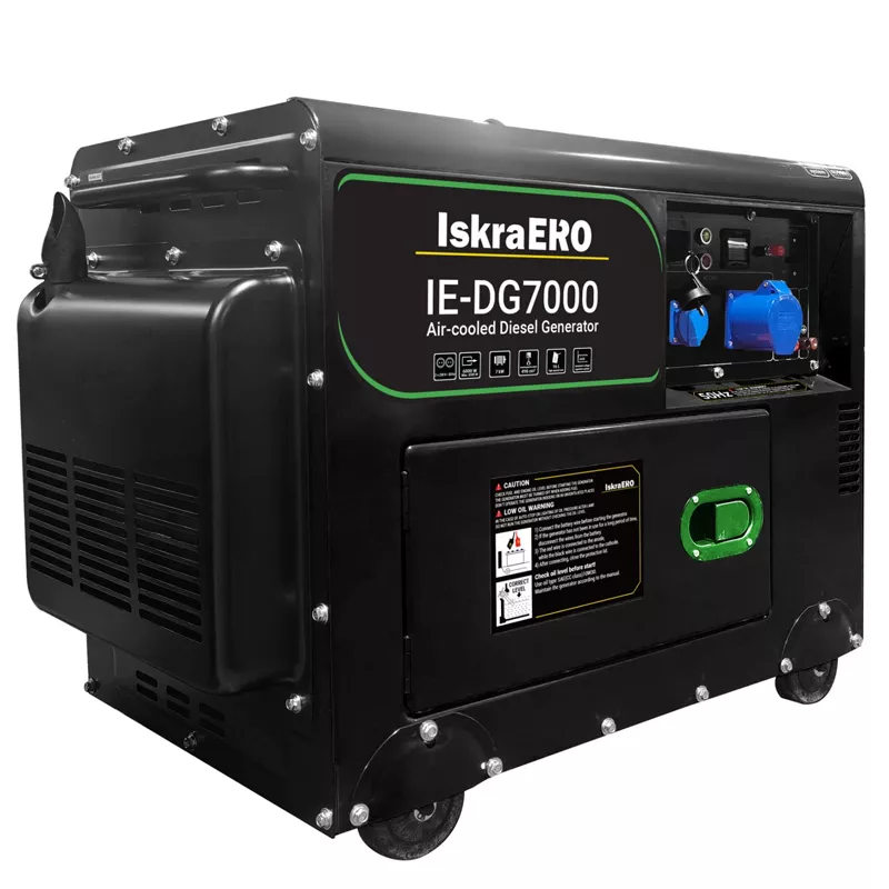 IskraERO IE-DG7000 – Дизел генератор (7 kW, AVR, електрично палење) IskraERO IE-DG7000 – Дизел генератор (7 kW, AVR, електрично палење) - Image 1