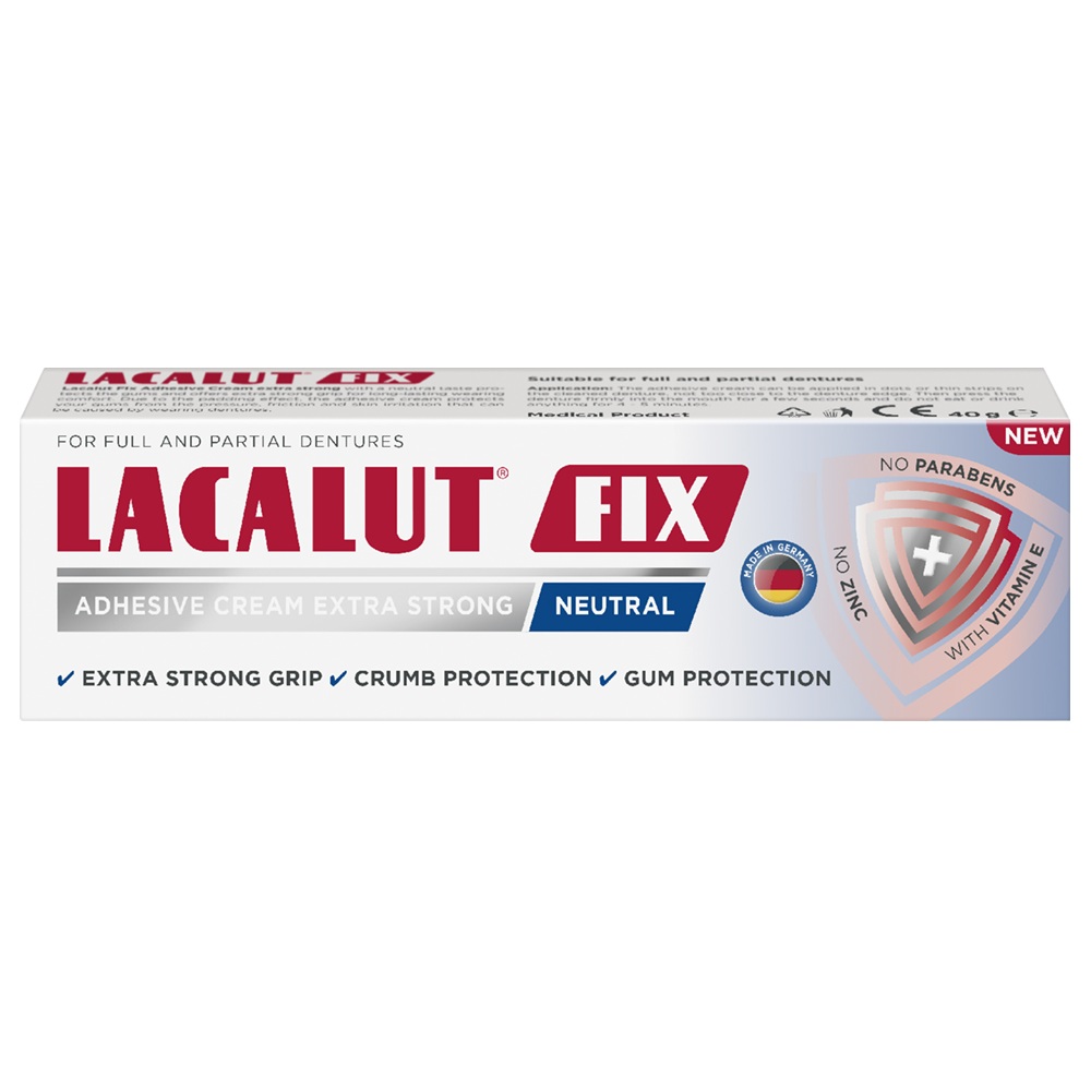 LACALUT FIKS NEUTRAL ADHEZIVEN KREM 40 G