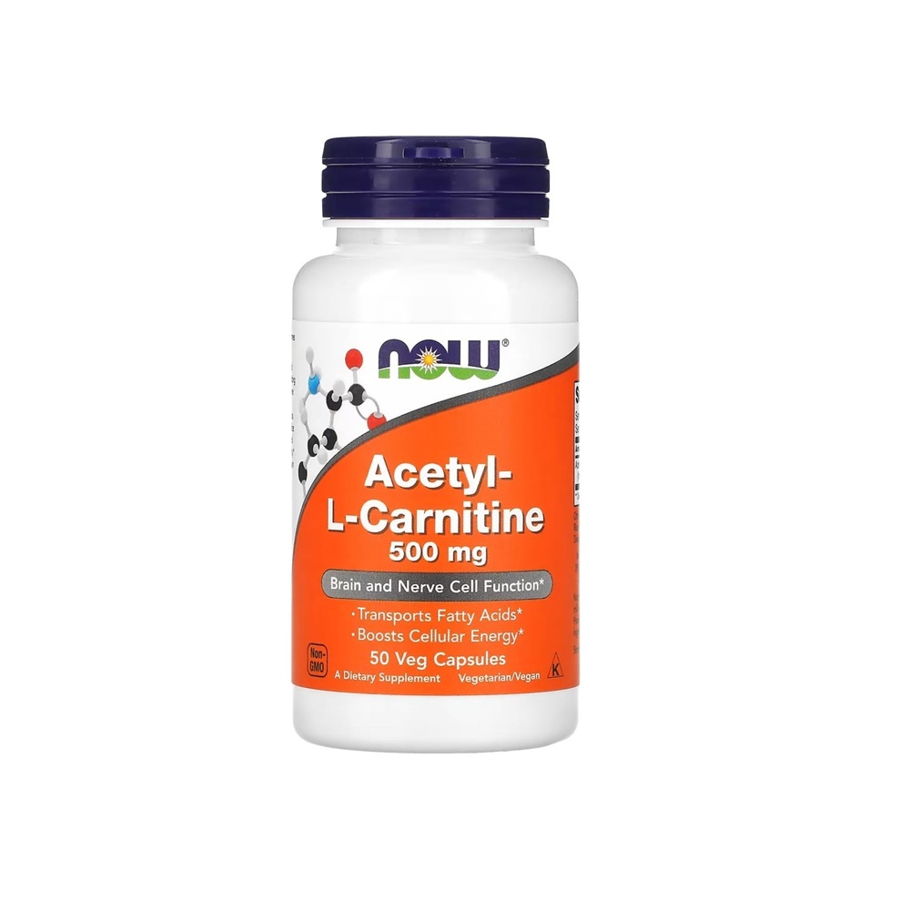 NOW ACETYL-L-CARNITINE 500mg x 50cps