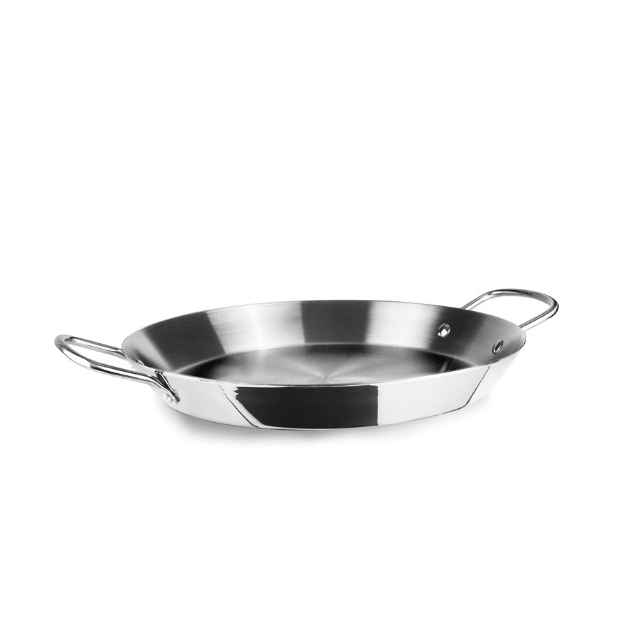 Тава за Paella  Ibili od 5 sloja 655130 30cm 18/10 stainless steel + 3 aluminum