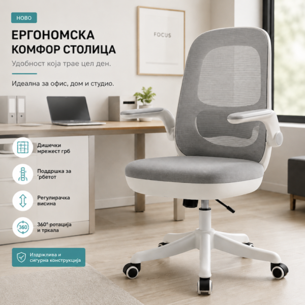PRACTICO AURA Premium работен стол – мрежа