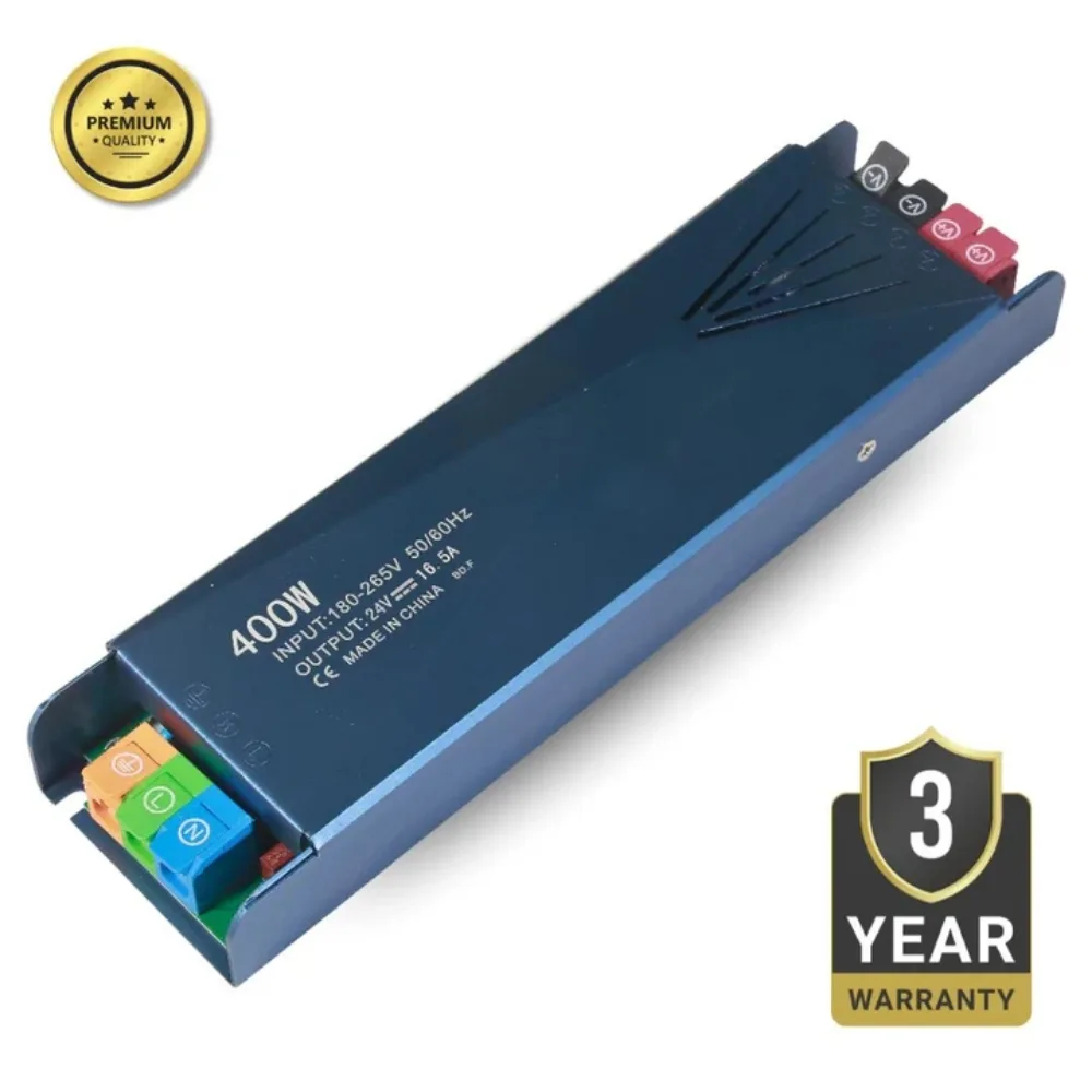 Трафо за лед лента 400W 24V HighPower Duo