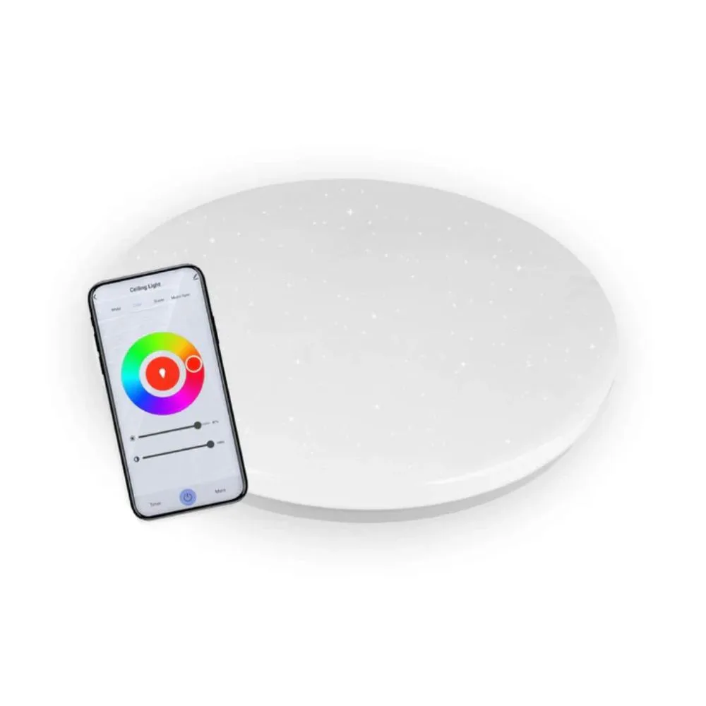 Лед смарт WiFi плафоњерка 24W RGB Commel